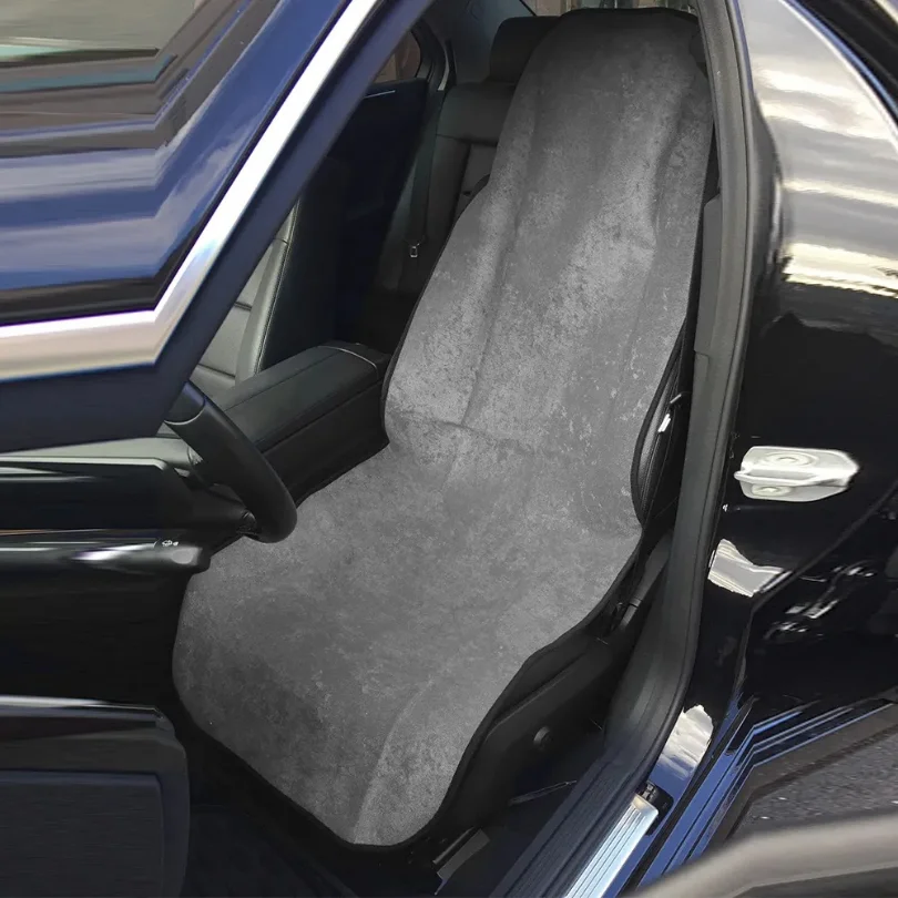 Waterproof Sweatproof Car Seat Cover Universal Fit for Cars, SUVs, Trucks Polyester Fabric Protector for Gym, Running, Swimming