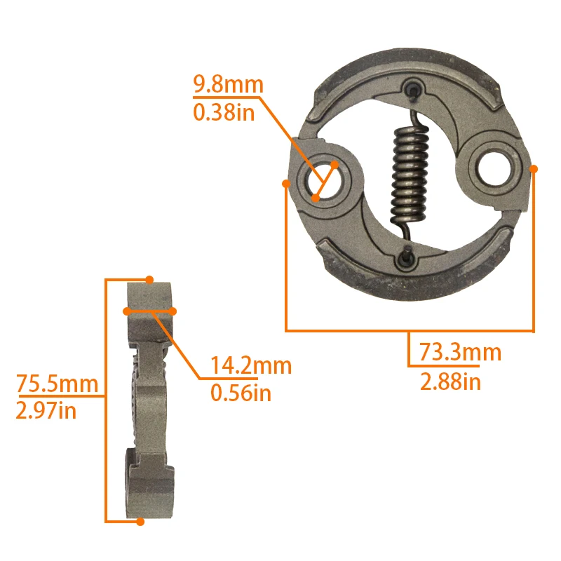 For Cg328 SUM328 BG328 T328 Tl33 Tb43 Lawn Mower Brush Cutters Hedge Grass Trimmer Clutch Assy