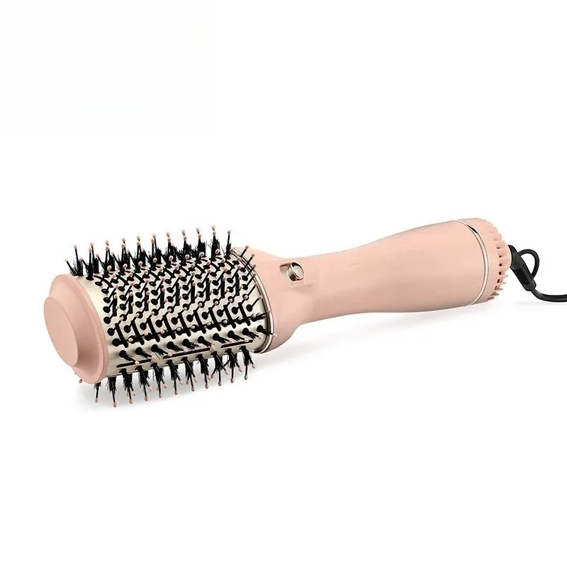 Multifunctional Hot Air Brush, 2‑in‑1 Hair Straightener & Curler, Hot Cold Wind Ionic Hair Styling Comb for Home Use