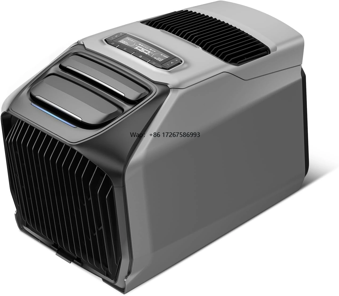 6100 BTU Cooling & 6800 BTU Heating Portable Air Conditioner - 8H Wireless Runtime, 1000W Fast Charging (Camping/Vanlife/RVs)