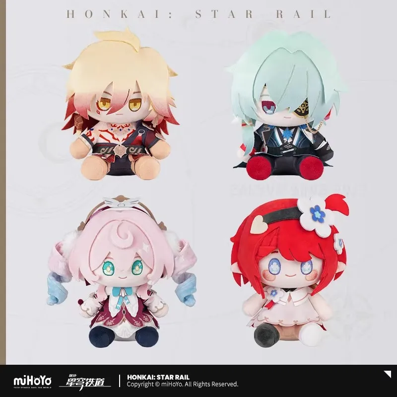 [Genuine] miHoYo Game Honkai Star Rail Plush Doll Tribios Mydei Anaxa Hyacine Cartoon Pillow Anime Accessory Cosplay Xmas Gifts