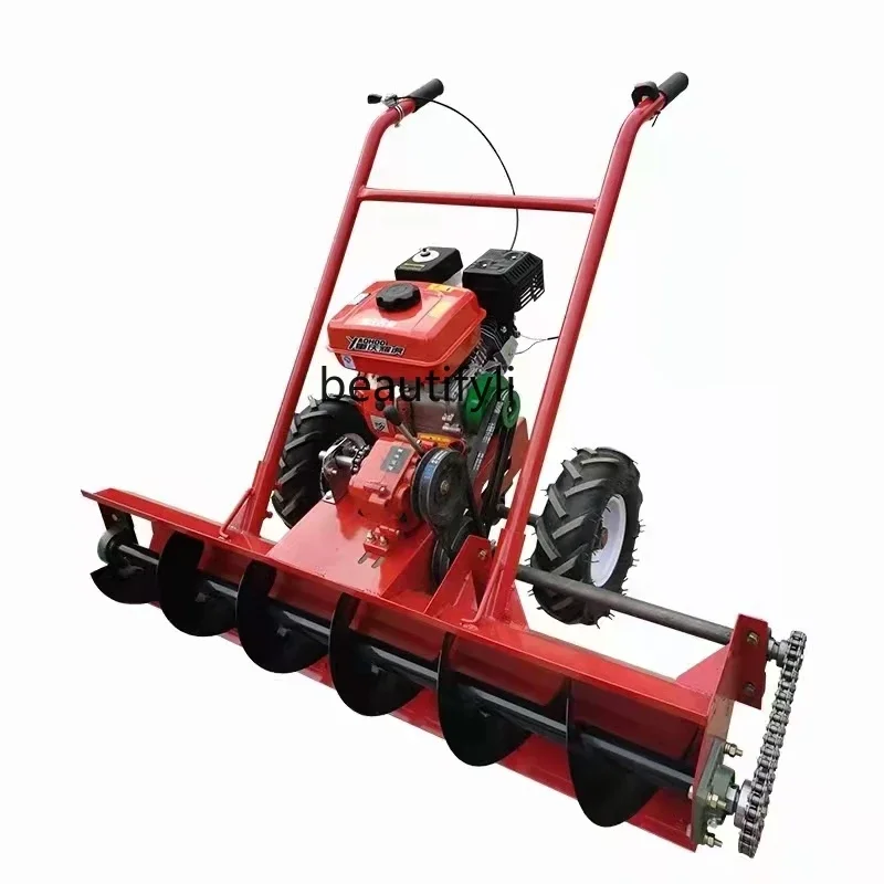 Small Snow Sweeper  Hand Push Wheel Snow Cleaner Blower Household Multi-Function Road Snow Remover