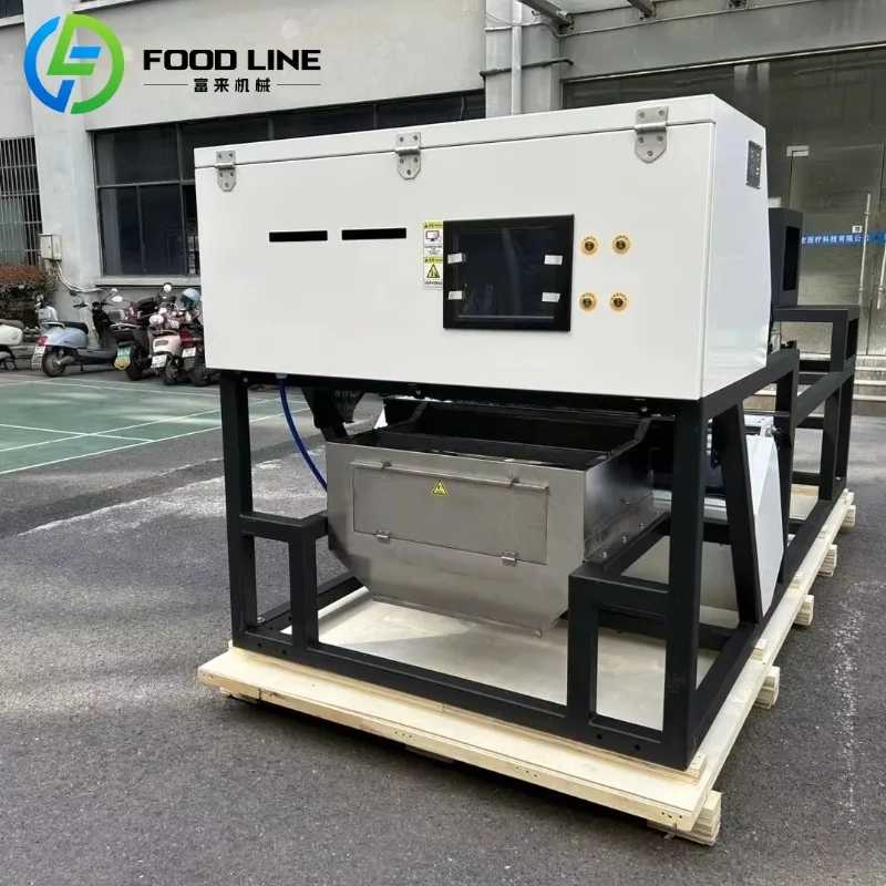 High Efficiency Nut Color Sorter Machine Industrial Sorting System For Almond Peanut With Multiple Rejection Mechanisms