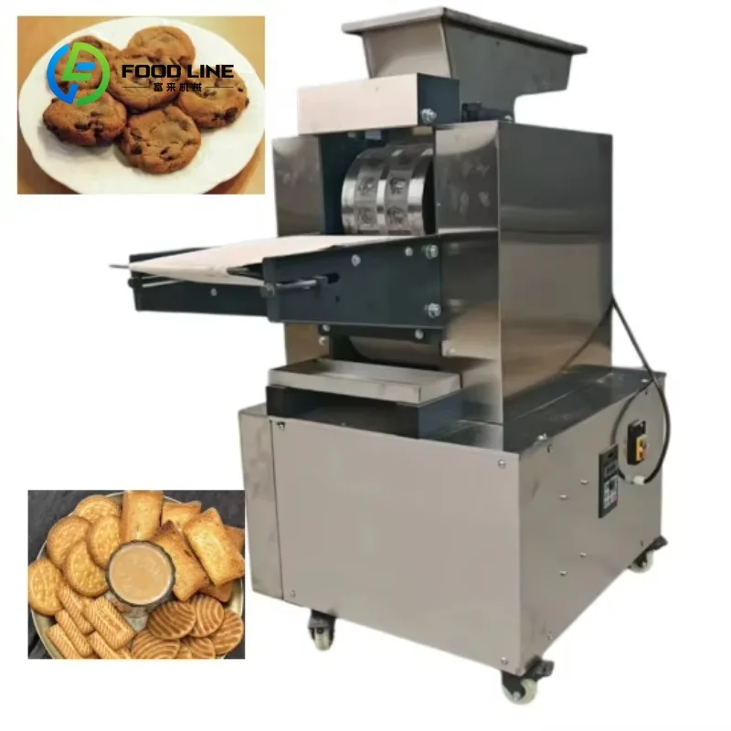 Cookie Press Machine,  Multiple Shape Discs Adjustable Control System for Bakery and Pastry Production