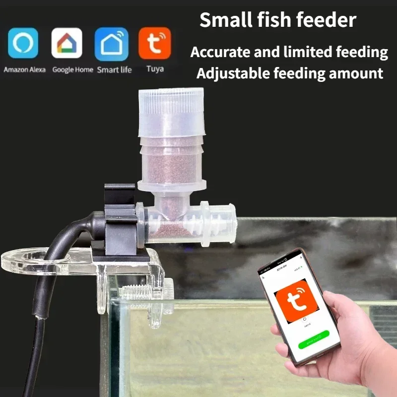 Best Automatic Fish Feeder - WiFi Smart Feeder for Aquarium, Timed Remote Control Fish Tank Food Dispenser Fish Shrimp Feeding