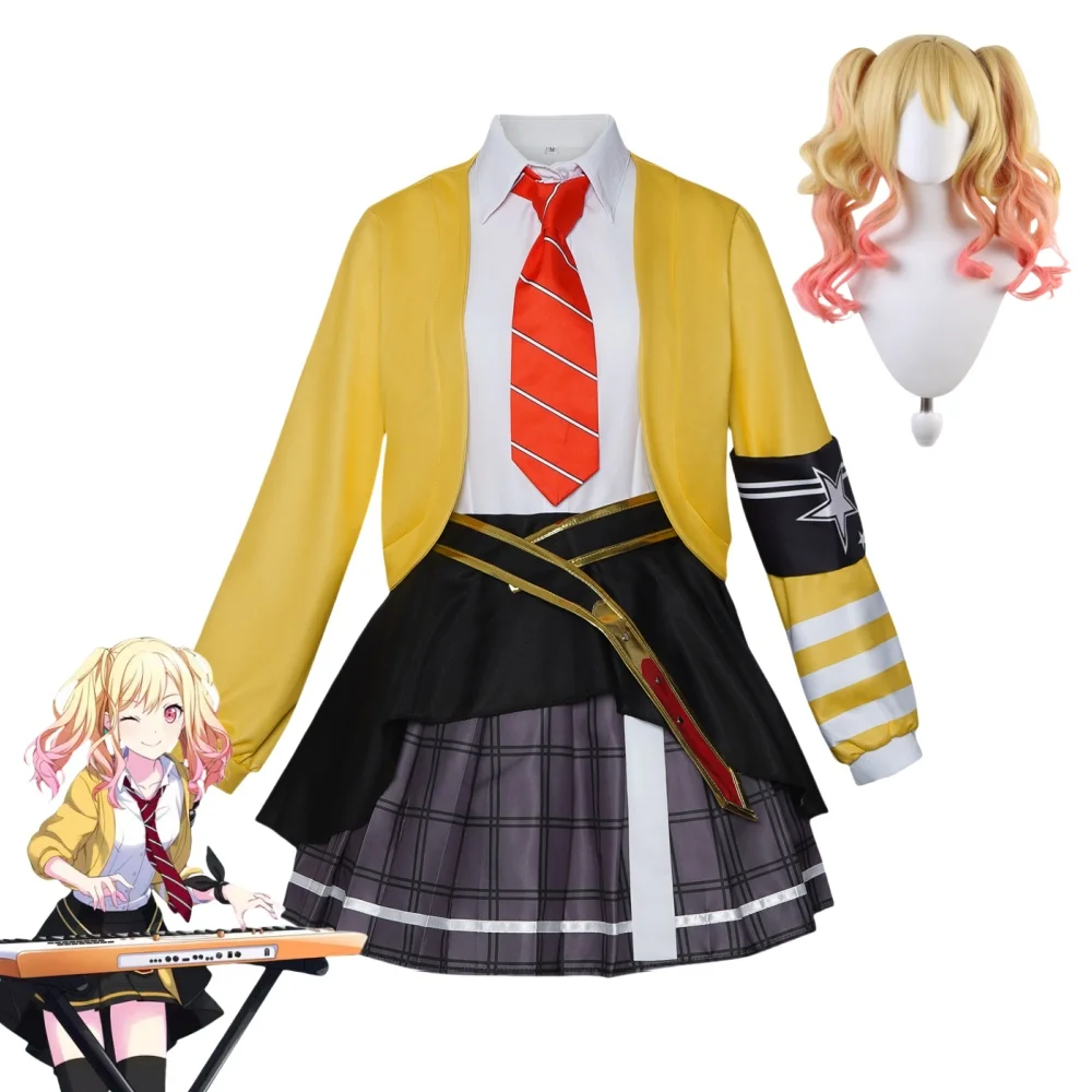 Tenma Saki Cosplay Costume Tenma Saki Wig Anime Halloween Suit