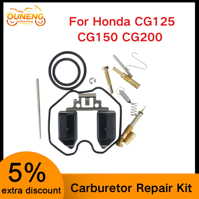 For KEIHIN Honda CG125 CG150 CG200 CG250 125CC 150CC 200cc 250cc ATV Dirt Bike Motorcycle Carburetor Repair Kit PZ26 PZ27 PZ30
