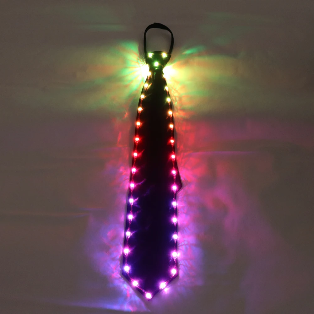 New LED Light up Mens Bow Tie Luminous Necktie Wadding Party Christmas Costume Glowing Bow tie Dance Party Supplies