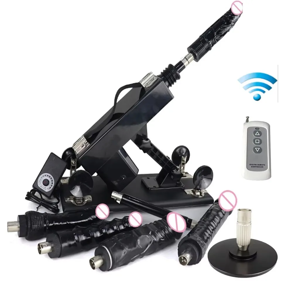 FREDORCH Automatic Masturbation Machine for Women 3XLR Powerful Sex Toy with Big Dildo Adult Pumping Gun for Sexual Pleasure