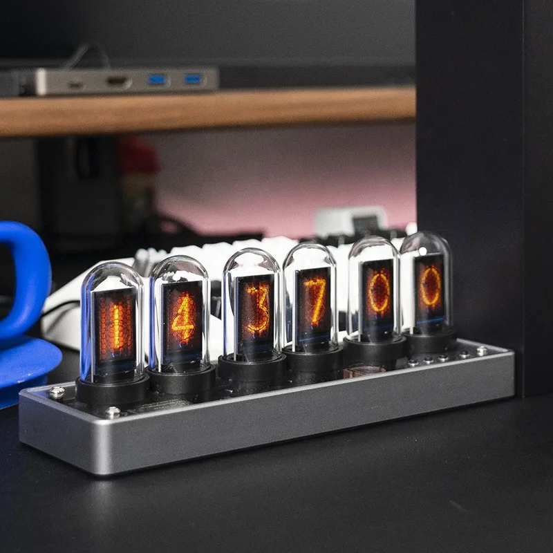 High Quality Electronic Digital Color Screen IPSR Light Emitting Diode Clock Gift IPS Monitor Digital Tube Clock