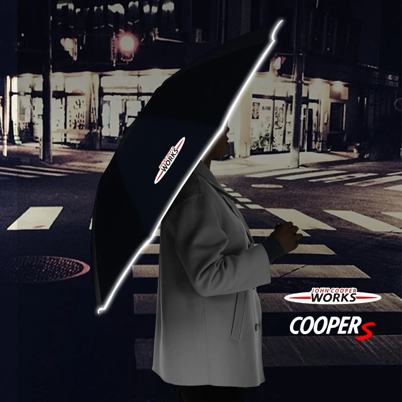 Car Fully Automatic Folding Rain Windproof Umbrella Sunshade For MINI WORKS Cooper F55 F56 R60 R59 R58 R57 R56 R55 R53 R52 R50
