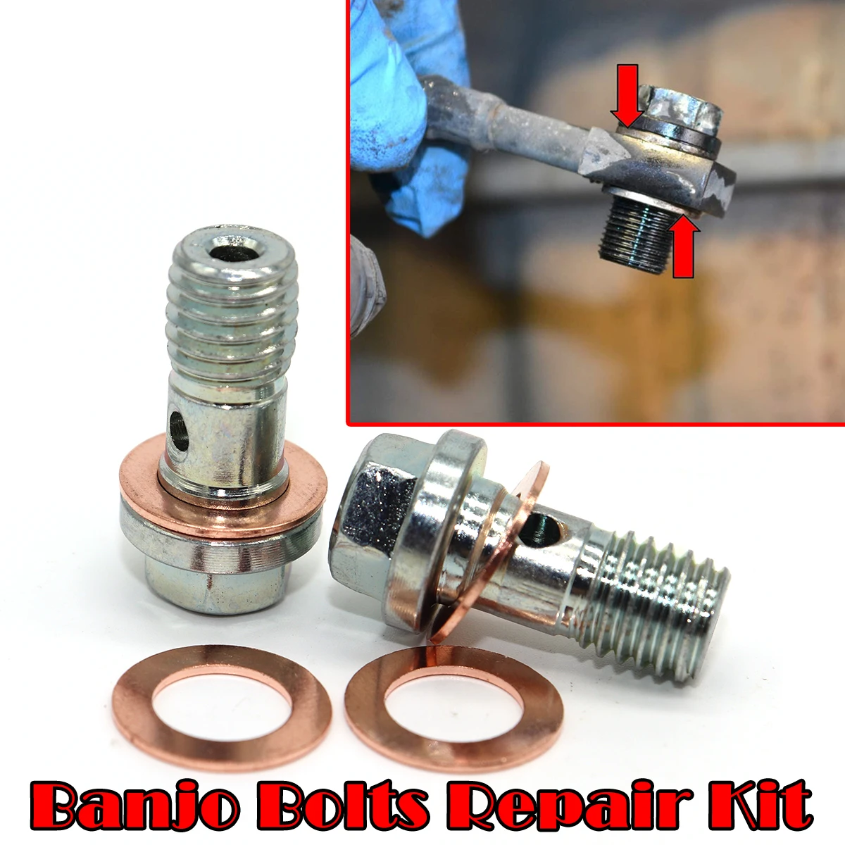 For Mini Cooper One R50 R52 R53 Vauxhall Combo Caliper Hose Lines Banjo Fittings Bolts Sealing Crush Washers Front Left Right