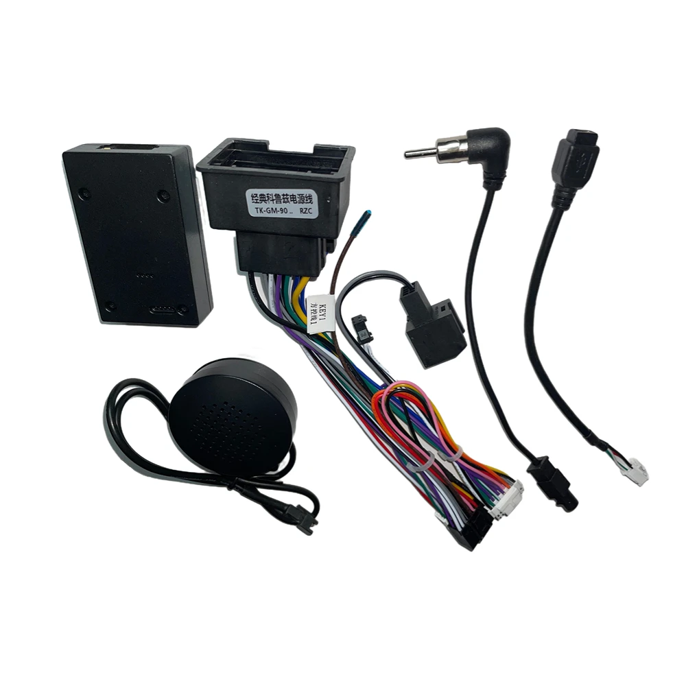 Car 16pin Radio Audio Wired Wiring Harness Adapter With Canbus Box For Chevrolet Trax Cruze Aveo Malibu Buick Regal