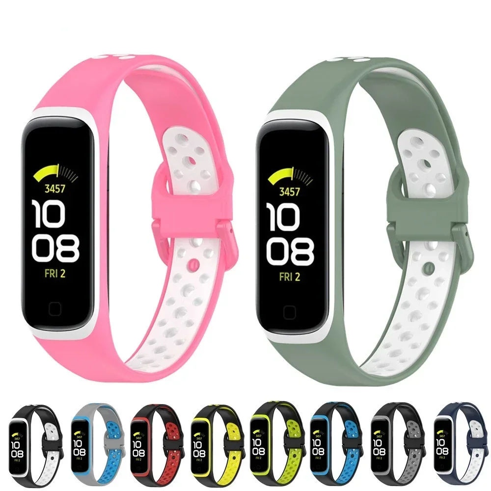 Replacement Silicone Strap For Samsung Galaxy Fit 2 SM-R220 Smart Watch Soft Bracelet Wristband For Samsung Galaxy Fit 2 R220