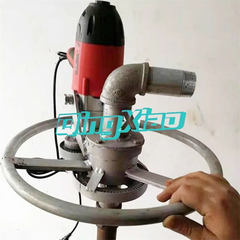 Portable Household Well Drilling Machine Handheld 220V Small Drilling Equipment Water Well Drill Household Hole Digger
