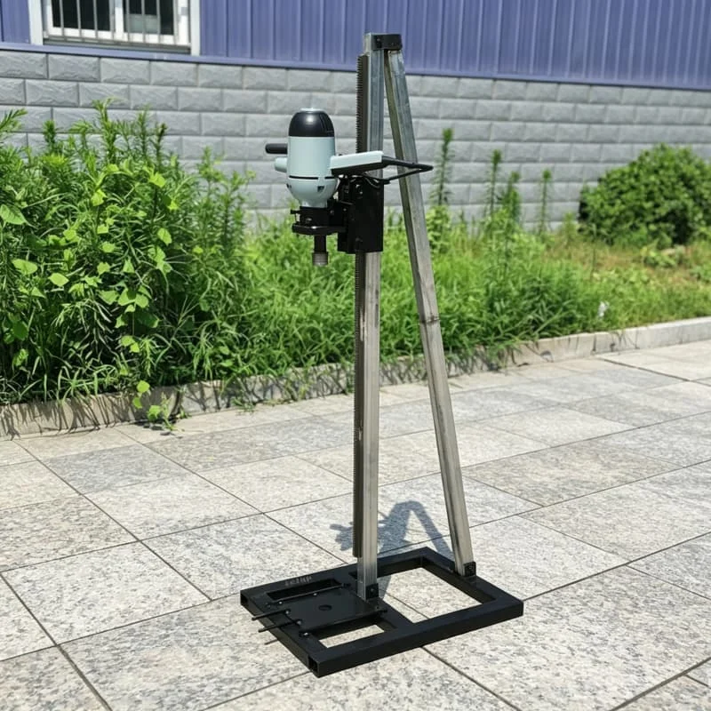 Customized Small Household Drilling Machine, Portable Drilling Rig, Civil Vertical Frame Water Well Drilling Equipment
