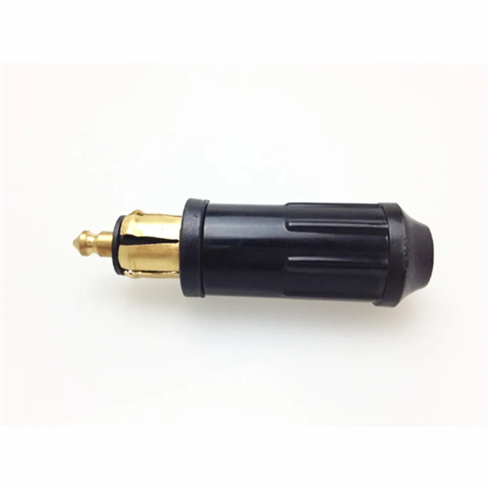 Car Motorcycle 12V Power Plug German DIN European Plug Cigarette Lighter Adapter
