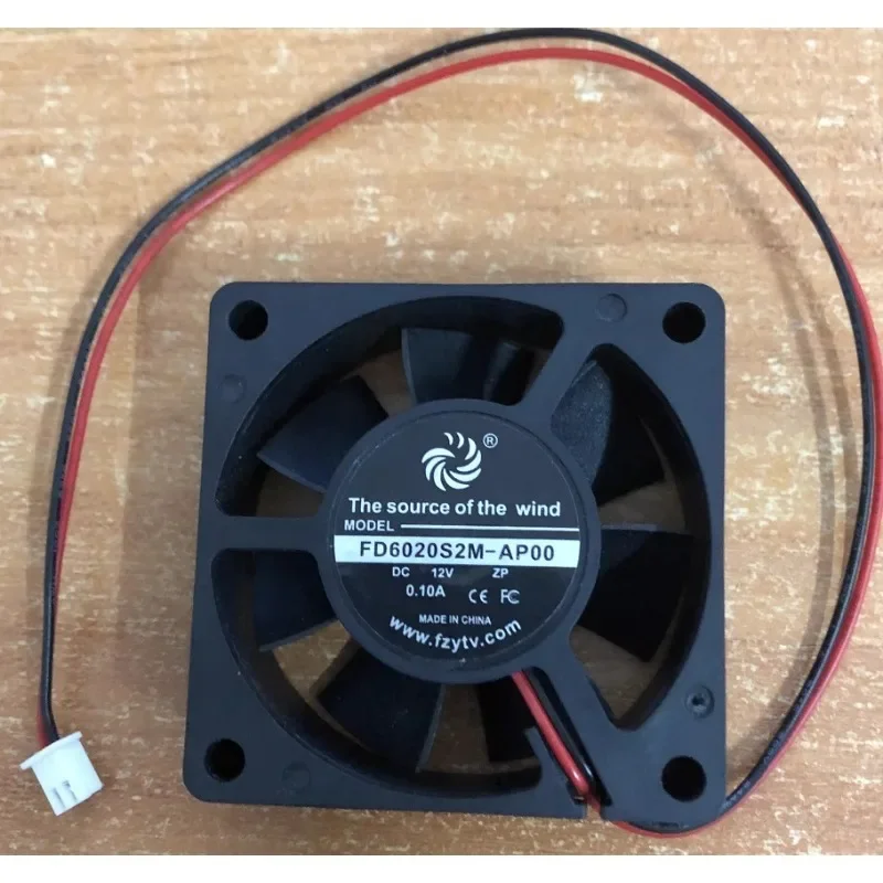 New Cooling Fan FD6020S2M-AP00 12V 0.10A  FD6020B2U-AP00 0.25A Cooling Fan 6020 60*60*20mm
