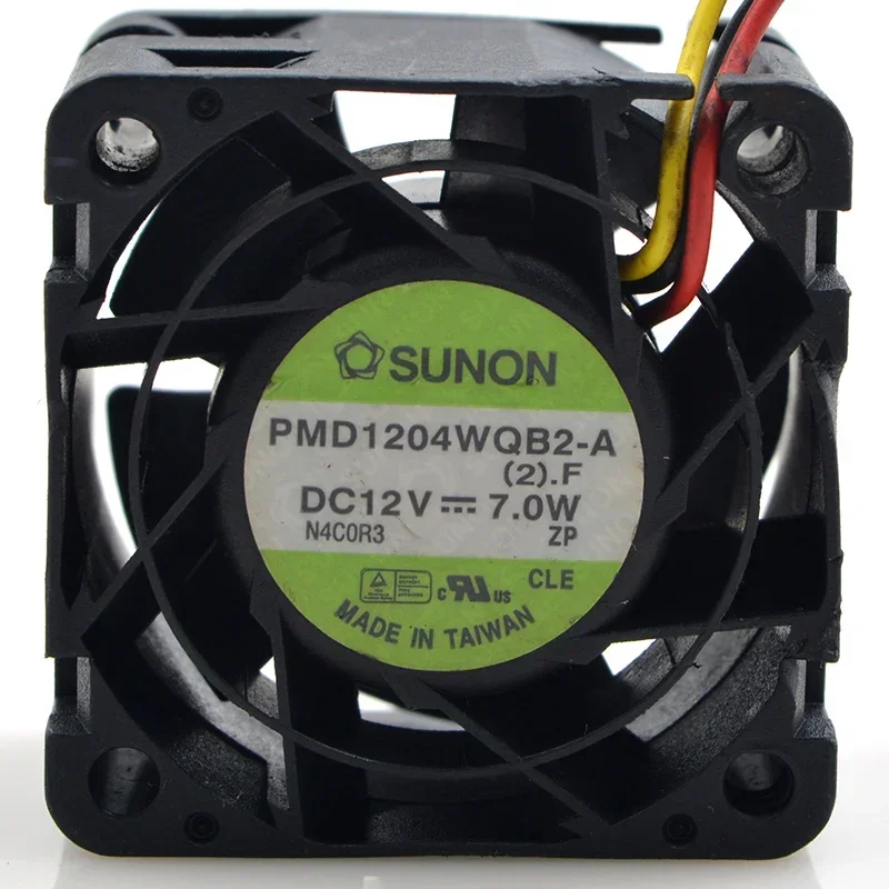 New CPU Fan For SUNON PMD1204WQB2-A 12V 7.0W 4028 4CM Switch Server Cooling Fan