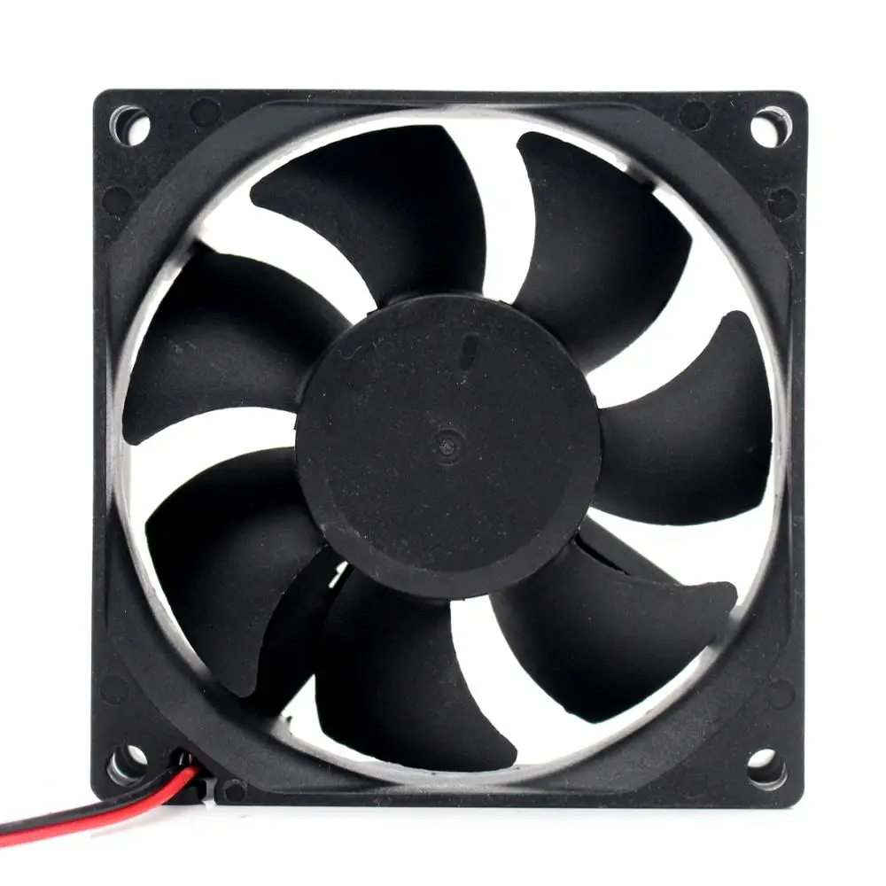 New DC 18V fan 80 * 80 * 25mm 18V 8025 2-wire 8cm barbecue stove fan DC cooling fan
