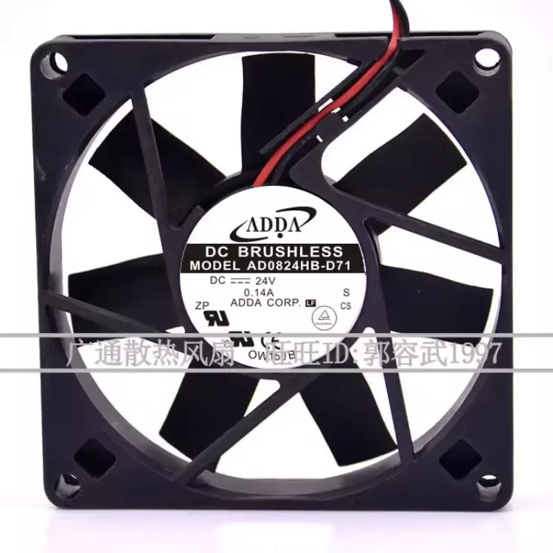 Cooler Fan for ADDA AD0824HB-D71 DC 24V 0.14A Cooling Fan 8cm