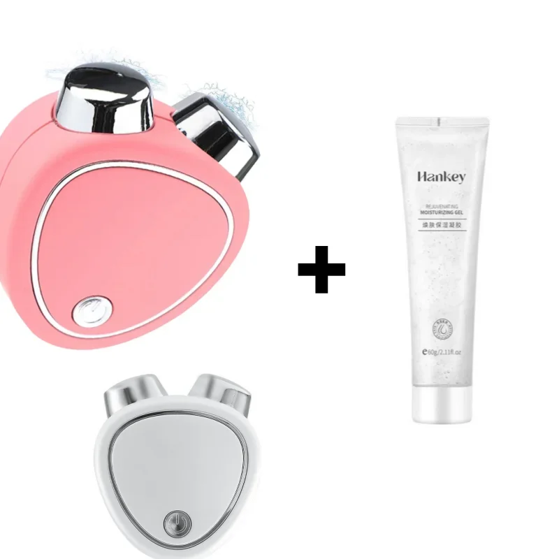 EMS Face Lifting Device Facial Microcurrent Roller Massage Sonic Vibration Skin Tightening Rejuvenation Anti Wrinkle Beauty Care