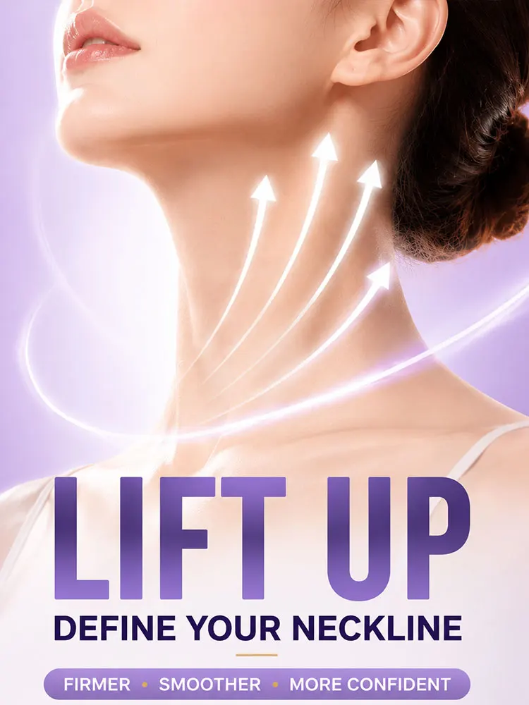 Rechargeable Face Neck Lifting Massager EMS Microcurrent LED Phototherapy Device Warm Heat Massage Anti-Wrinkle Skincare Equipme