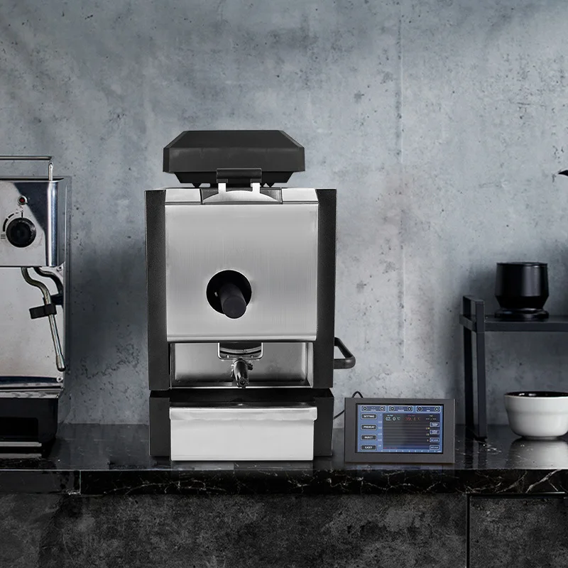 Electric Coffee Bean Roaster IT-CBR-2 Drum Roaster In-house Development + Artisan Dual System, 500-gram Bean Hopper, with Cooler