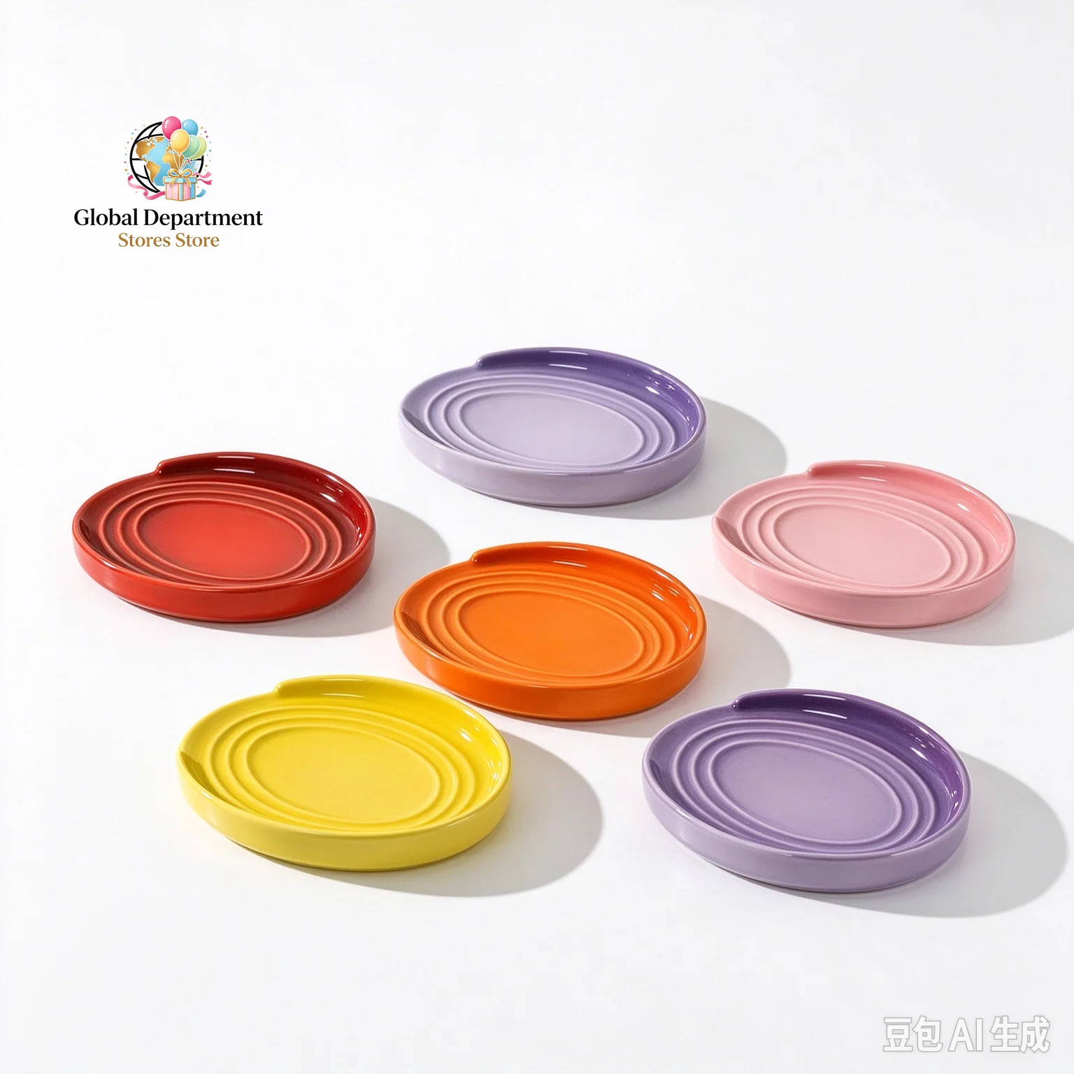 Cool Color  Kitchen Utensil Holder Pure Color Soup Spoon Pot Spoon Stand Desktop Multi Functional Diningware Rack