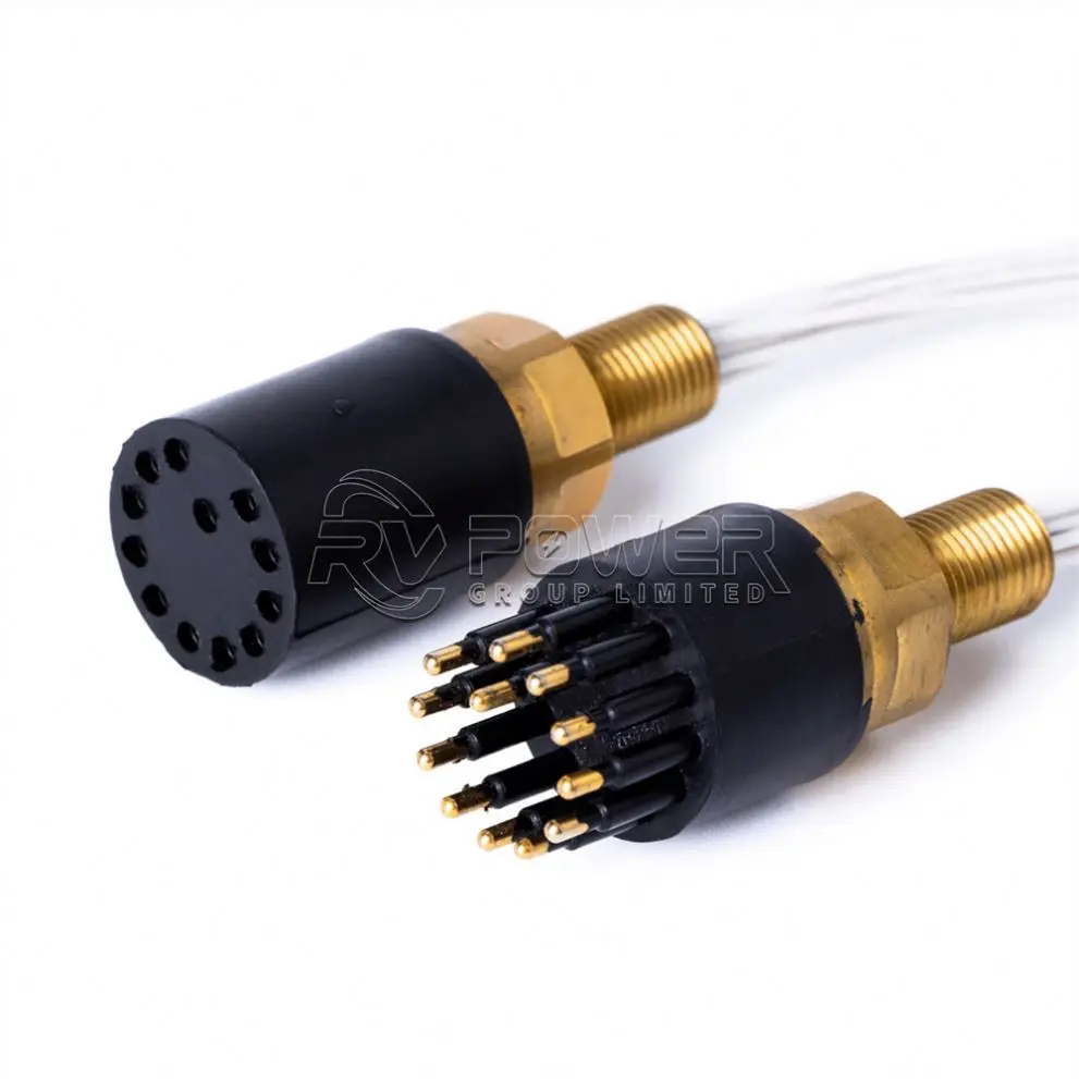 Ip69 6-pin  MCBH 6F MCIL 6M Waterproof Connector Rubber Molded Connector  Deepwater Underwater Pluggable Connectors