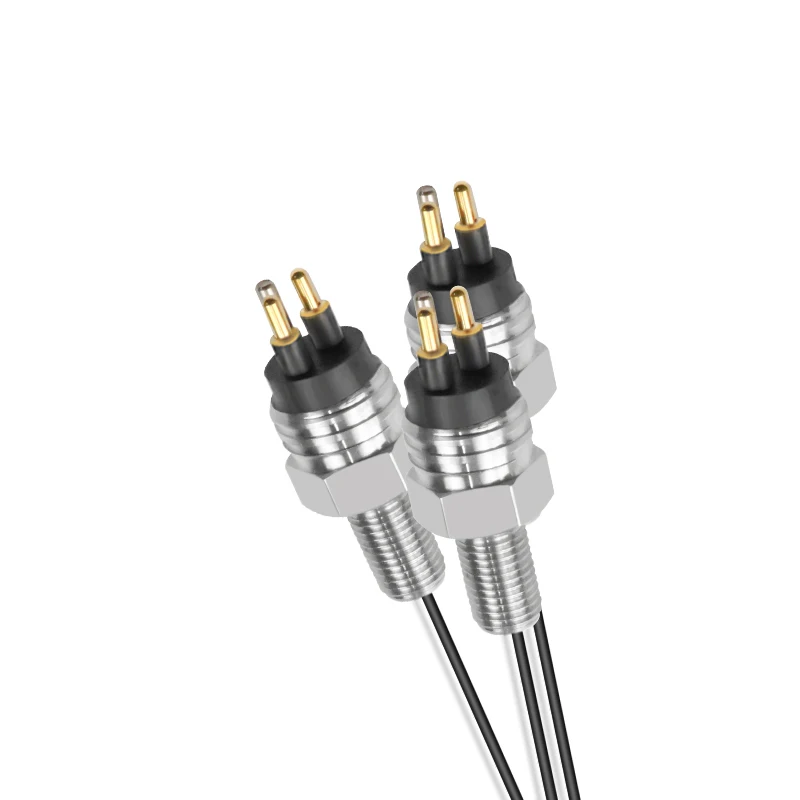 MCBH2MSS Male Micro Circular Subsea Bulkhead Stainless Steel Conector Electrical Cable Connectors for Submarine Application