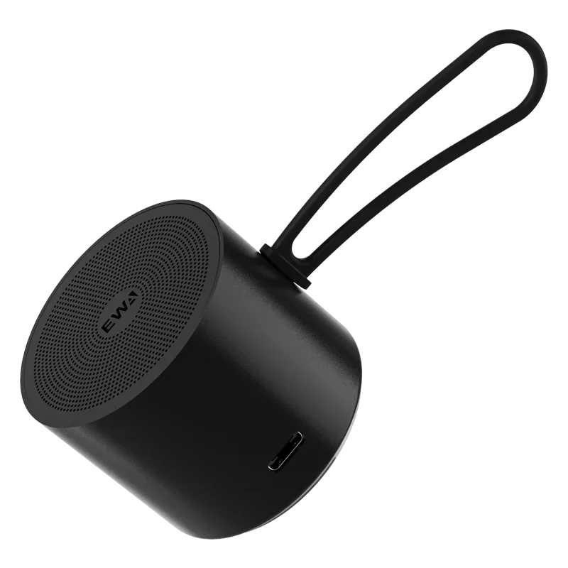 EWA A127 Metal Bluetooth Speaker Small Portable Steel Gun Heavy Metal Wireless Subwoofer Outdoor Mini USB Bluetooth Speaker