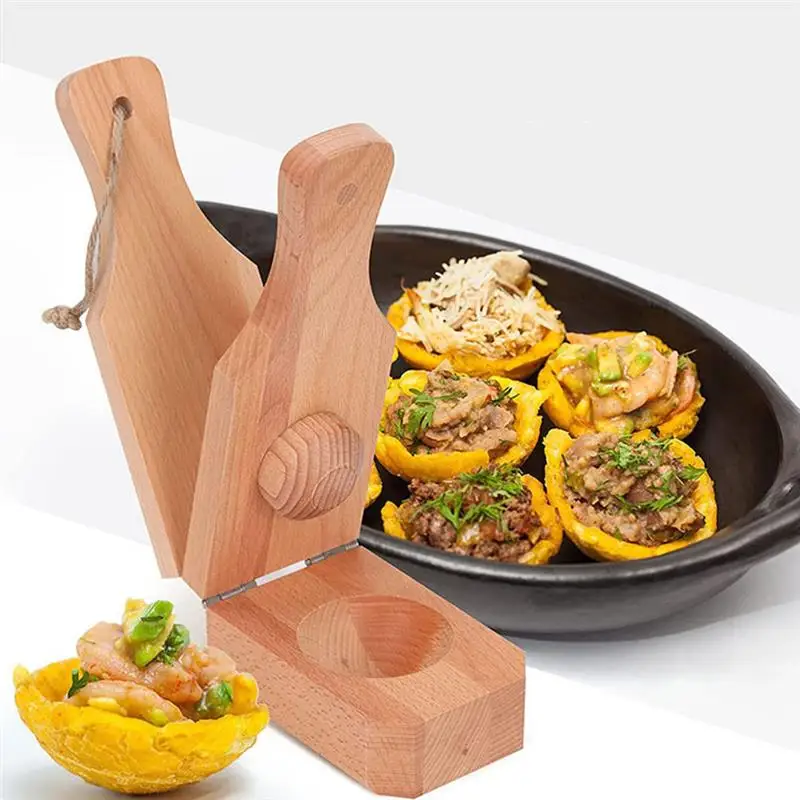 Crusher Tools Banana Press Ground Beef Smasher Plantain Cup Tortilla Wooden Manual Potato Maker Tostone Kitchen Gadget New