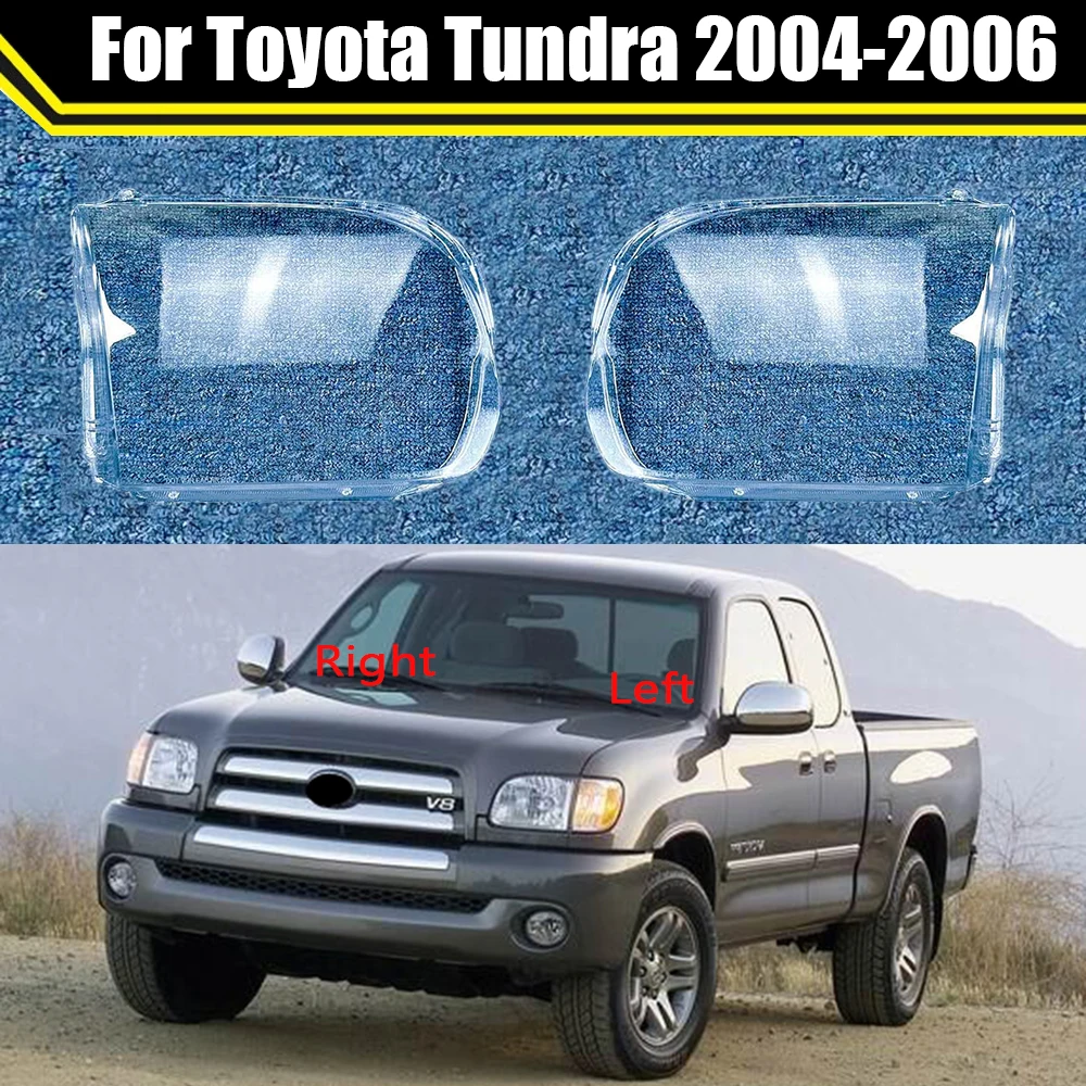 Auto Light Caps For Toyota Tundra 2004 2005 2006 Car Headlight Cover Lampcover Lampshade Lamp Glass Lens Case Headlamp Mask