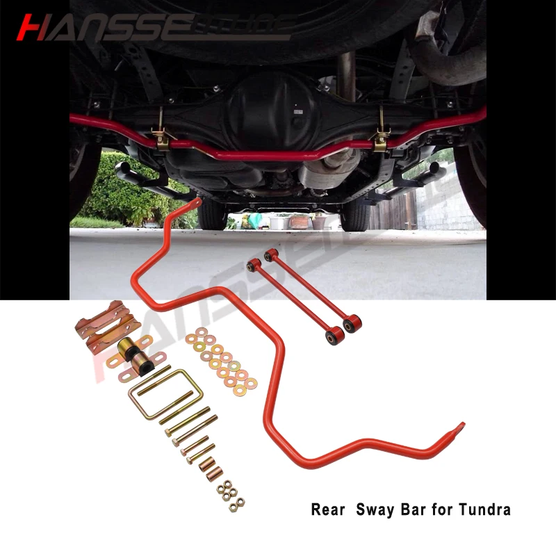 HANSSENTUNE 4x4 Accessories 25mm Anti-Roll Stabilizer Offroad Rear Sway Bar On Truck For Toyot TUNDRA 2007-2021