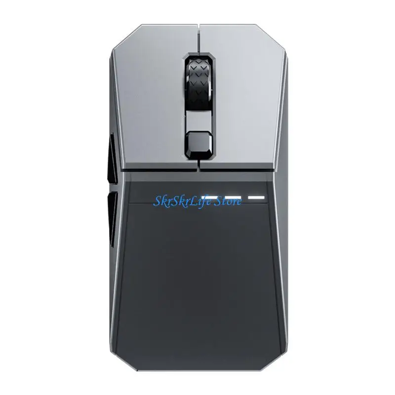 E65E Wireless Gaming Mouse 3 Mode Bluetooth-Compatible 5.0 2.4G Type C 12800DPI LED Light Low Noise Button