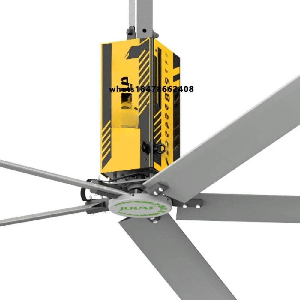 16-24ft HVLS Industrial Fan OEM/ODM Customized Large Ceiling Fan for Factory Workshop Gym