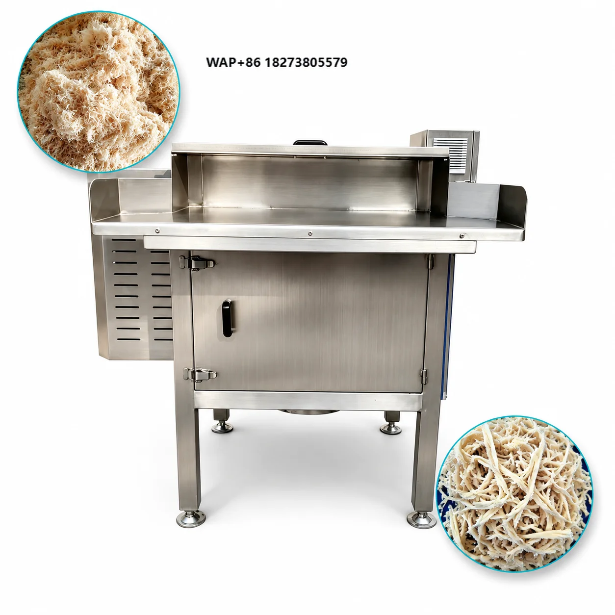 Hot Sale Industrial Squid Fish Pork Floss Making Machine Stainless Steel Meat Floss Processing Machine for Snack Factory