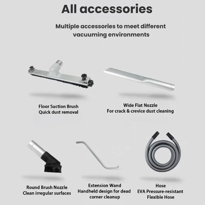 Cordless Industrial Dust Collector Powerful Suction Rechargeable Battery Vacuum Cleaner for Factory Floor Cleaning Customized