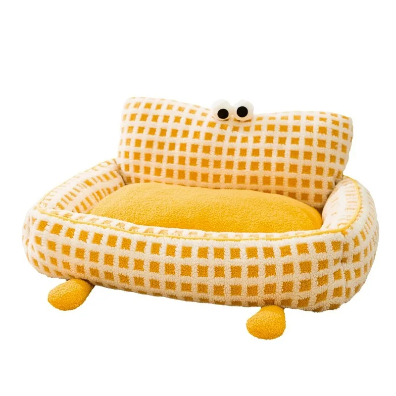 Pet Bed for Dog Winter Bedding Dogs Halloween Cats Christmas Sofa Warm Small Baskets Puppy Medium Large Pets Accessories Blanket