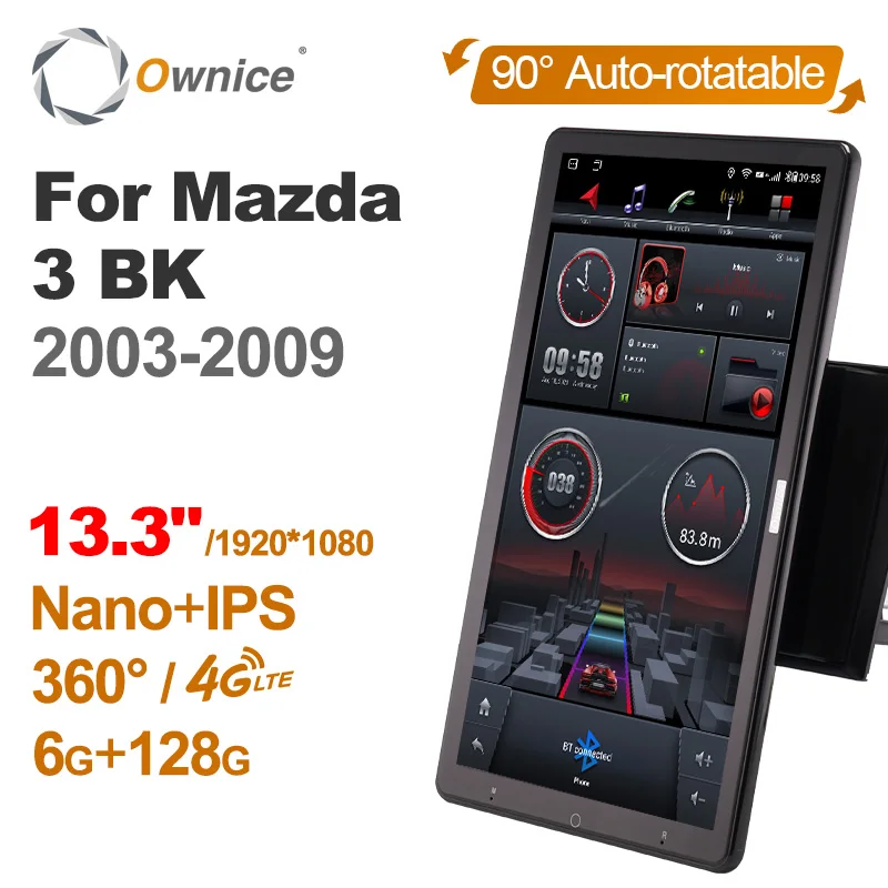 For Mazda 3 BK 2003 - 2009 Car Radio Ownice 13.3