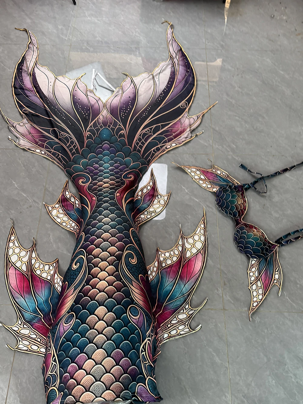 2026 High Quality HD Printed Mermaid Tail Fishtail Aquarium Mermaid Performance Swimsuit COS Mermaid Photography