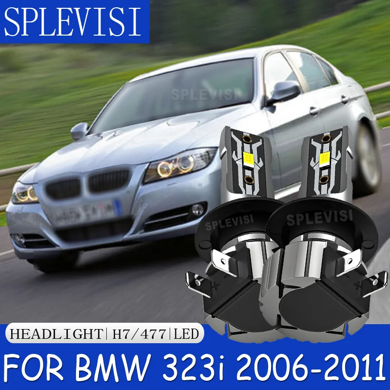 Smooth Night Driving Easy Fit Shockproof & Dustproof waterproof  h7 477 LED Headlight For BMW 323i 2006 2007 2008 2009 2010 2011