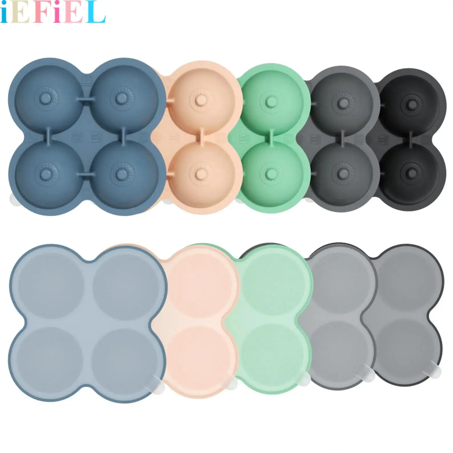 Ice Cube Breast-Shaped Silicone Ice Cube Tray Mold Novelty Ice Tray DIY for Fun Whiskey Coffee Cocktail Easter Party