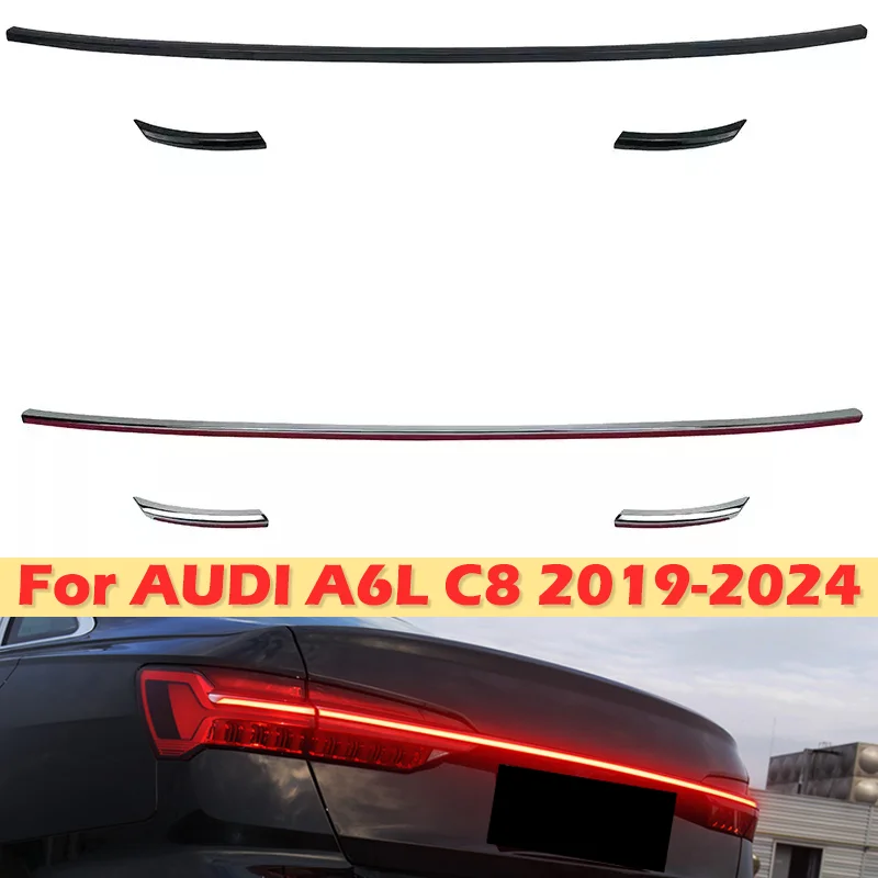 DinCh LED Dynamic Flow Taillight For AUDI A6L A6 L C8 2019 2020 2021-2024 Brake Light Rear Bumper Taillamps Tail Light Tail Lamp