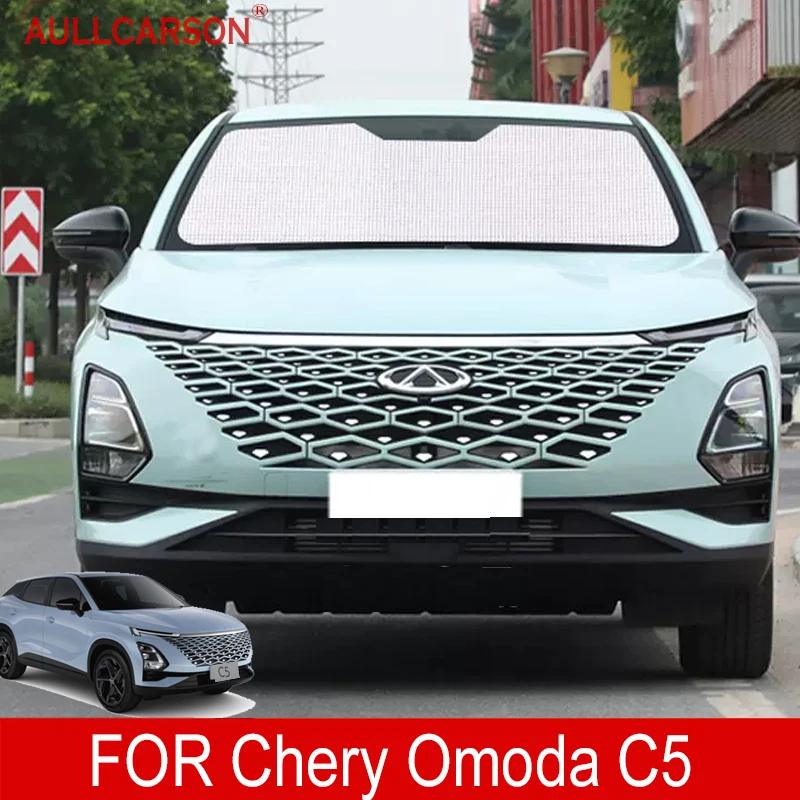 For Chery Omoda C5 5 FX 2022 2023 Sunshades UV Protection Curtain Sun Shade Visor Front Windshield Protector Car Accessories