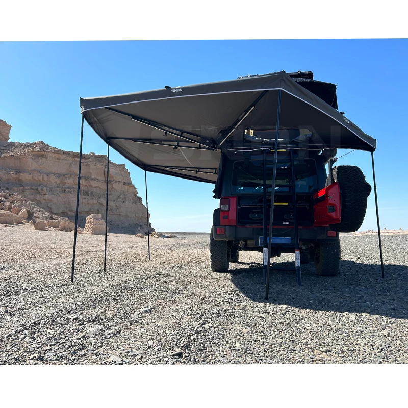 360 Car Awning,2m 2.5m LED Offroad 270 Awing Free Standing 4x4 Trailer Car Awning 270 Degree,With Led Light