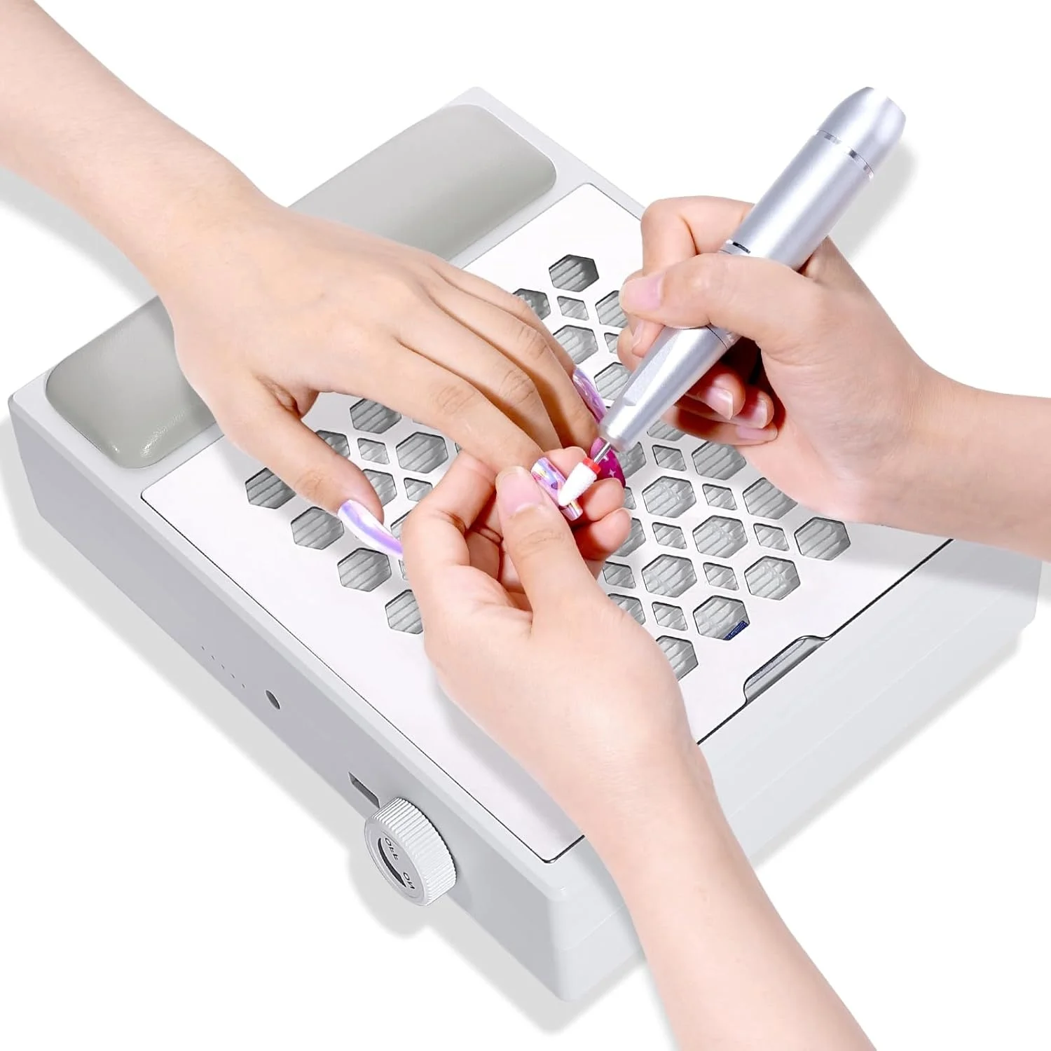 Popular Nail Dust Collector, Silent and High-Power Dust Suction Filter, a Must-Have Tool for Nail Salons