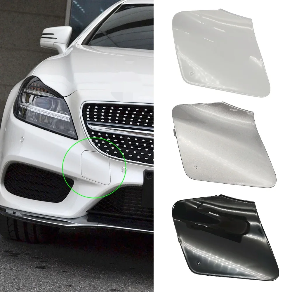 For Benz CLS Class  Car Front Bumper Tow Hook Cover Cap Black For Benz Mercedes W218  2013-2017 CLS260  CLS350 CLS400 2188850626