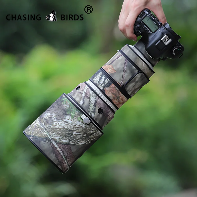 CHASING BIRDS camouflage lens coat for CANON EF 300mm F2.8 L IS USM waterproof and rainproof elasticity lens protective cover